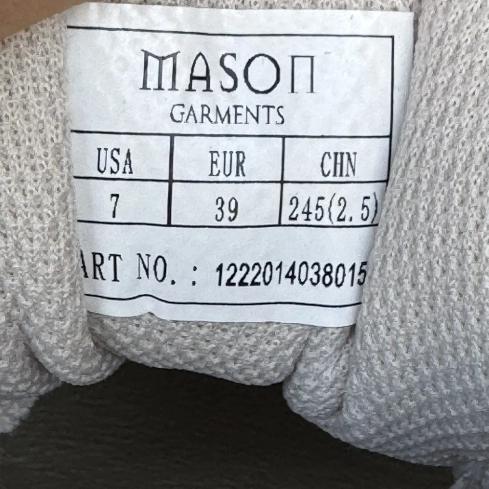 Size M7/8.5/39 - MASON GARMENTS | 